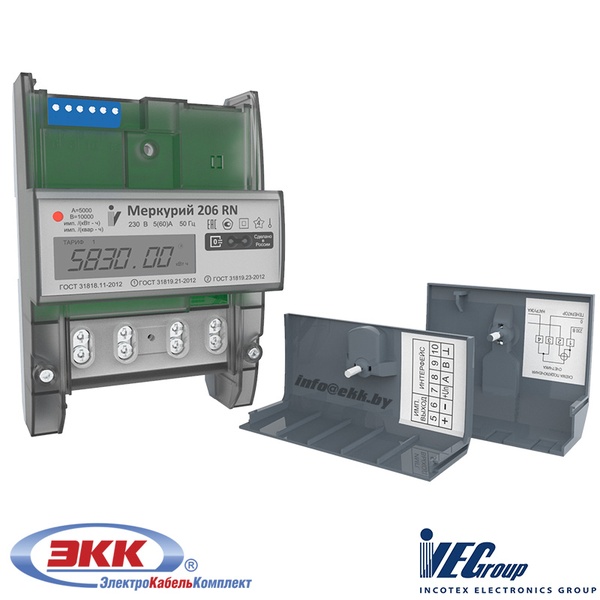 Однофазный электросчетчик Меркурий 206 RN разобранный
