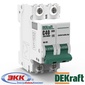 Автоматический выключатель DEKraft ВА-101 C 2P 40A 11070DEK