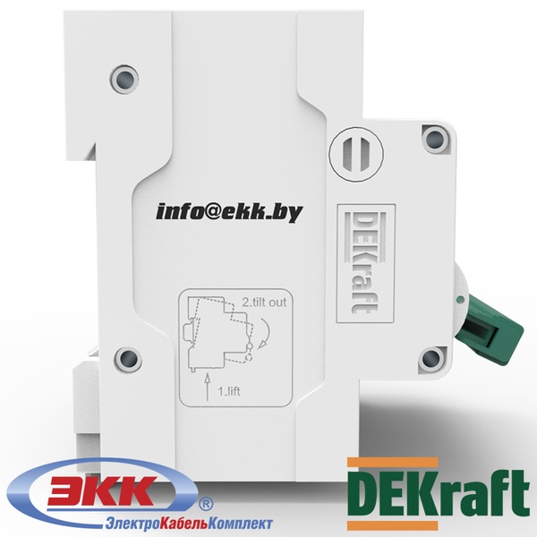 Автоматический выключатель DEKraft ВА-201 B 3P 63A 13007DEK