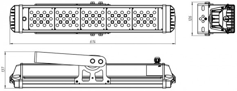 светодиодный светильник INDUSTRY.3-135-160