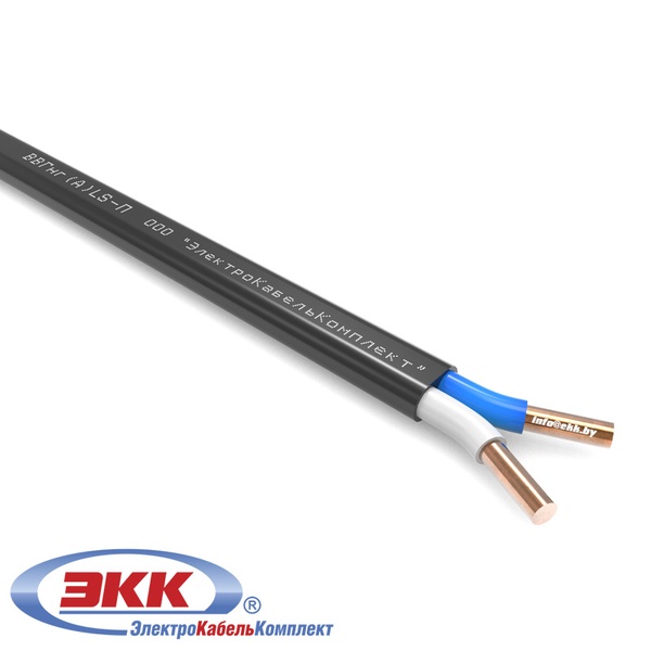 Кабель силовой ВВГнг-LS-П 2х1,5
