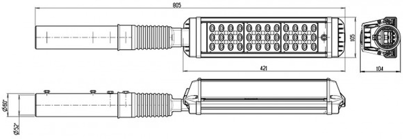 светодиодный светильник MAG3-085-136