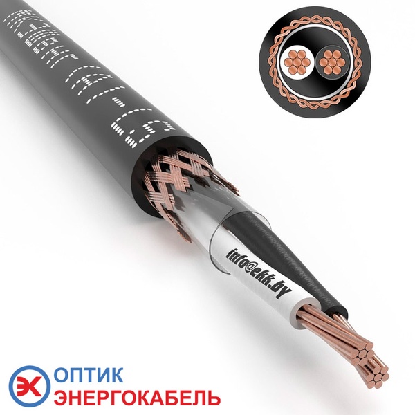 Монтажный кабель МКЭШвнг-LS 1х2х1,0