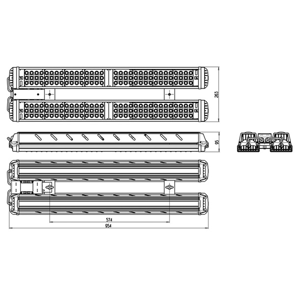 светодиодный светильник INDUSTRY.3-430-248/248