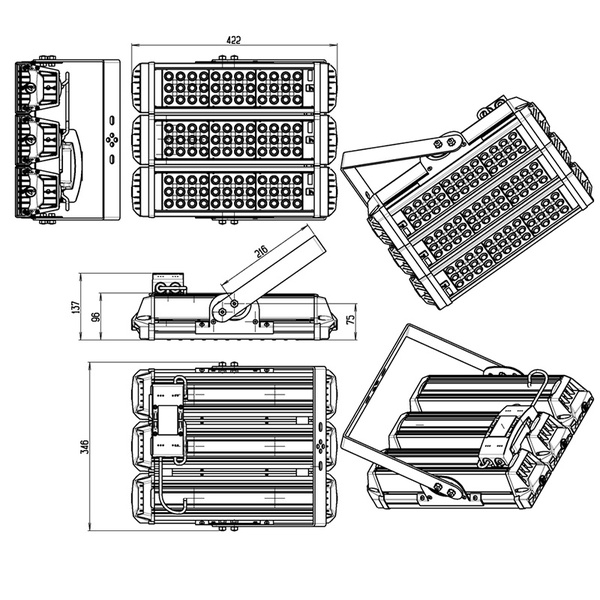 светодиодный светильник INDUSTRY.3-240-336