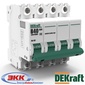 Автоматический выключатель DEKraft ВА-101 B 4P 40A 11046DEK