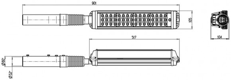 светодиодный светильник MAG3-105-148