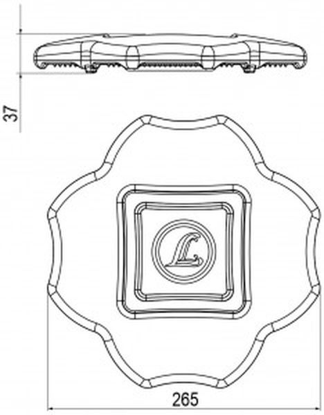 светодиодный светильник DELTA 4 MD
