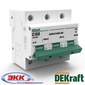 Автоматический выключатель DEKraft ВА-201 B 3P 100A 13009DEK