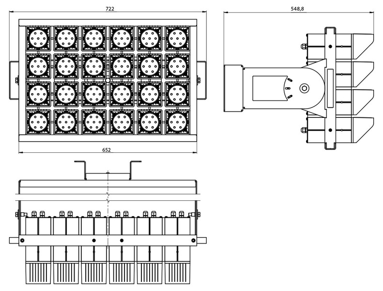 Светодиодный прожектор DS-LFL-1300