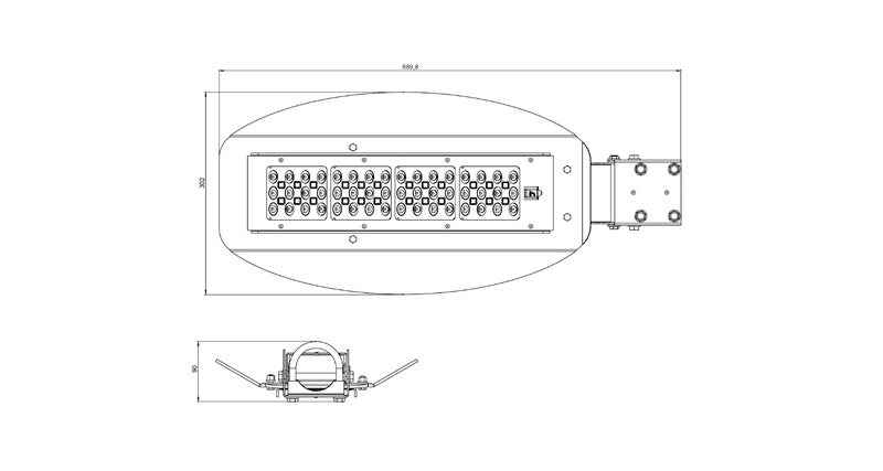Светодиодный светильник LL-ДКУ-160-148