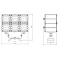 Светодиодный прожектор DS-LFL-150-6x12 (3x2)