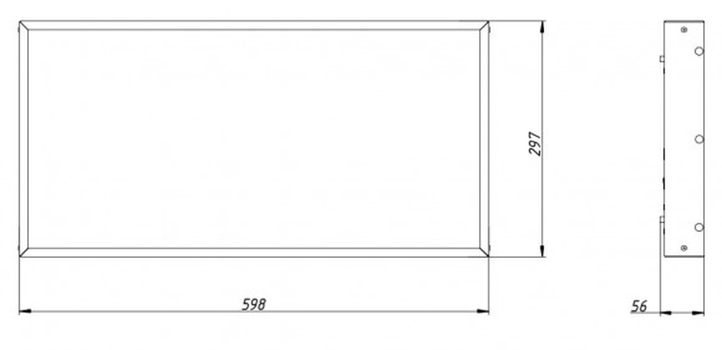 светодиодный светильник LL-DVO-020-M600x300
