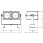 Светодиодный прожектор DS-LFL-050-2x12