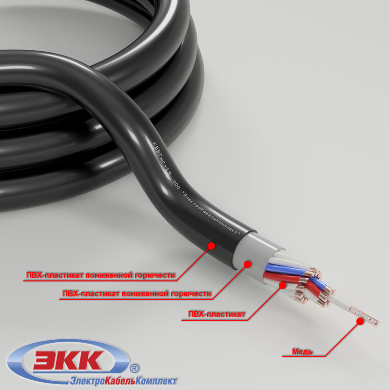 Контролный кабель КВВГнг-LS