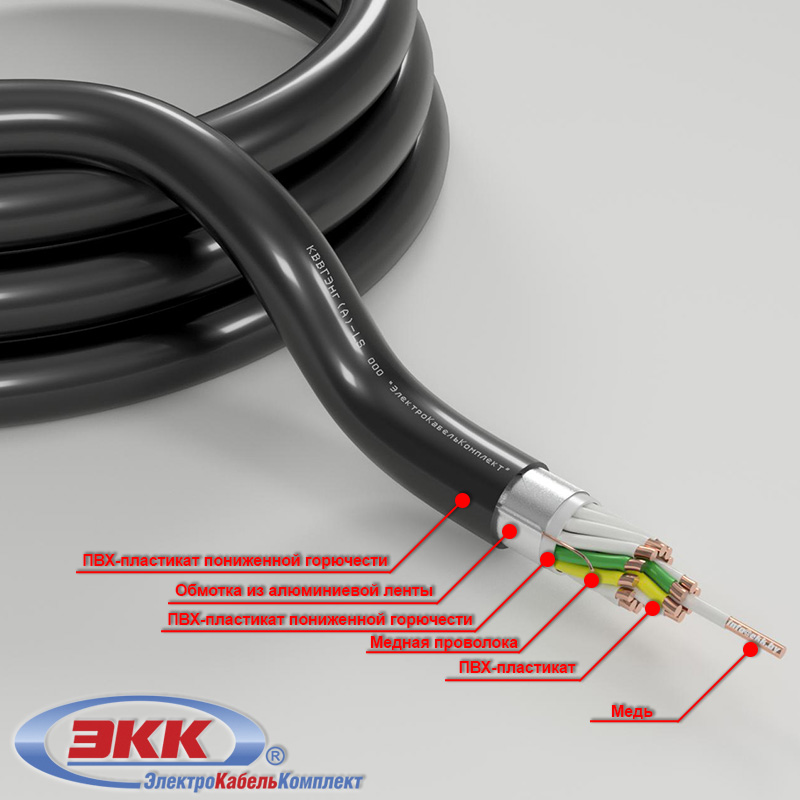 Контрольный кабель КВВГЭнг-LS