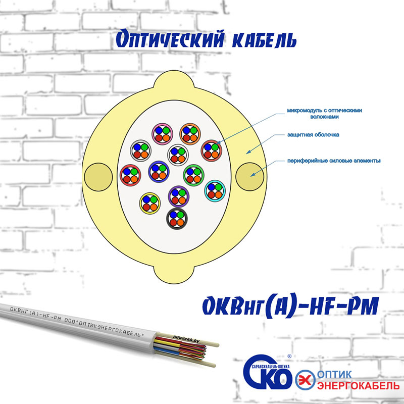 Оптический кабель ОКВнг(А)-HF-РМ