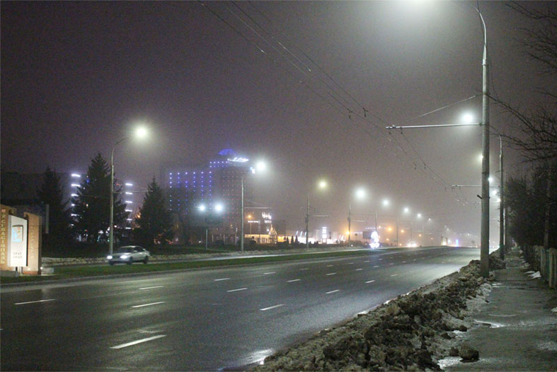 Освещение улиц Бреста