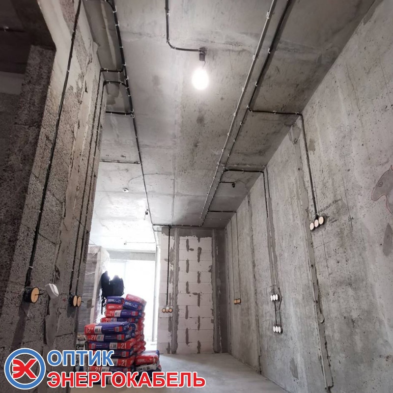 Скрытая прокладка кабеля