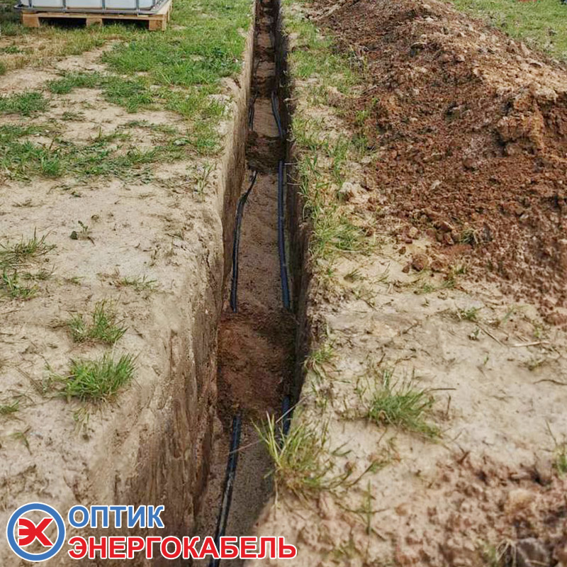 Прокладка силового кабеля в земле