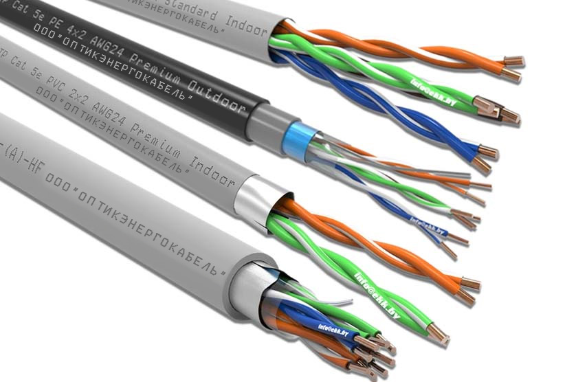 витая пара UTP, lan кабель